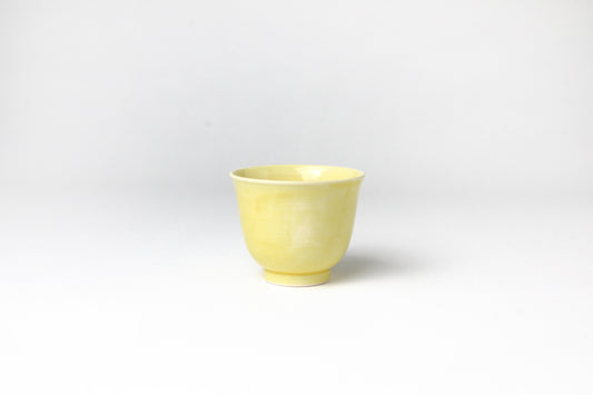 九谷瓷器 茶杯 黄